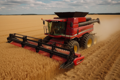 Bearing unit installed in agricultural equipment for rugged use