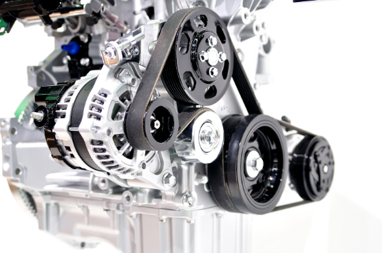 Automotive engine internals utilizing precision bearings