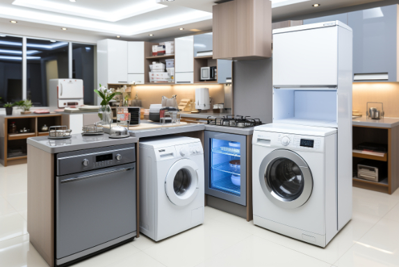 Multiple home appliances utilizing BRK Bearings products
