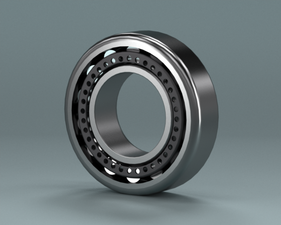 Shielded roller bearing for sealed protection in high-load environments
